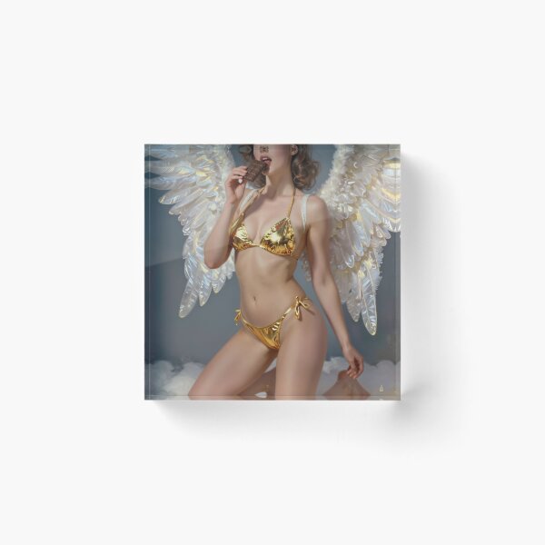 Item preview, Angel wings golden bikini chocolate candy designed and sold by CathryneDelamort.