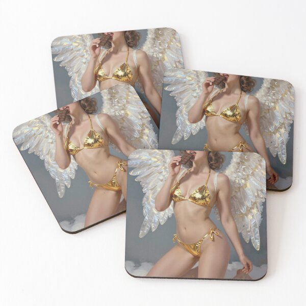 Item preview, Angel wings golden bikini chocolate candy designed and sold by CathryneDelamort.