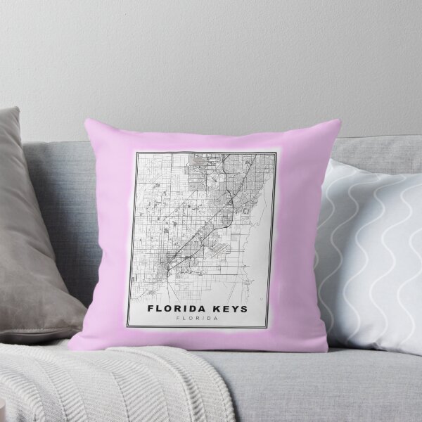 Item preview, Minimalist Florida Keys Map designed and sold by Tamas Das.