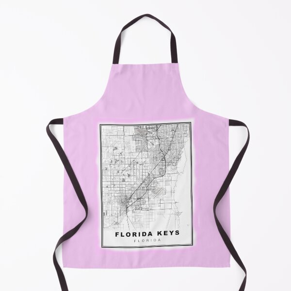 Item preview, Minimalist Florida Keys Map designed and sold by Tamas Das.