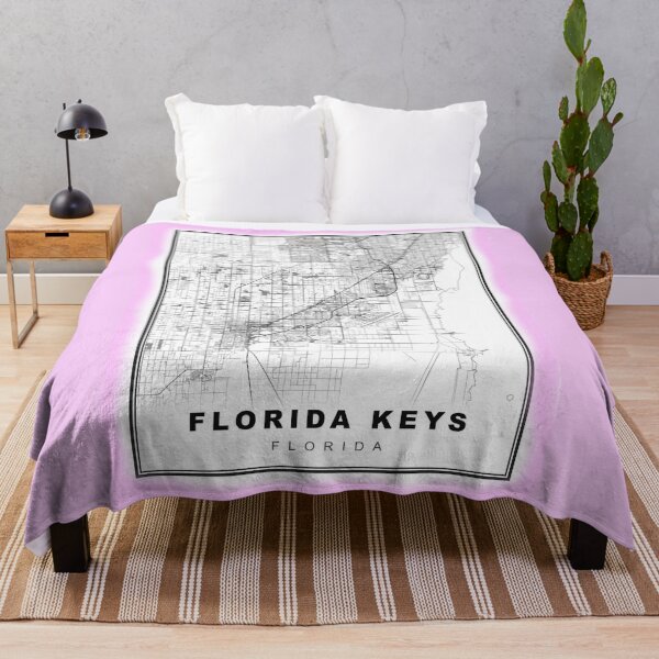 Item preview, Minimalist Florida Keys Map designed and sold by Tamas Das.