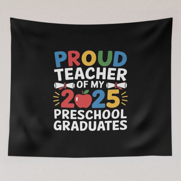 Item preview, Proud Teacher of my 2025 Preschool Graduates Graduation designed and sold by RsFilsingerArt.