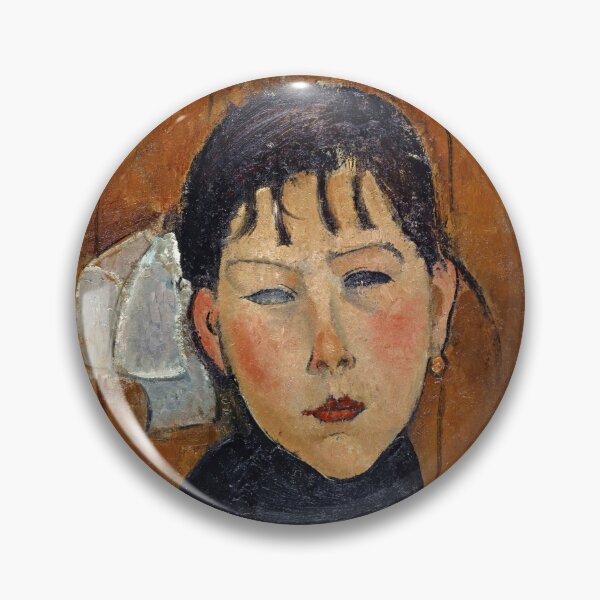 Item preview, Marie Daughter of the People by Amedeo Modigliani: Modernist Portrait Print designed and sold by artofuniverse.