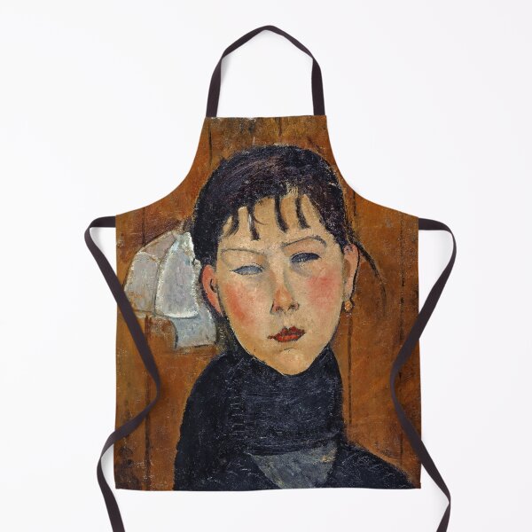 Item preview, Marie Daughter of the People by Amedeo Modigliani: Modernist Portrait Print designed and sold by artofuniverse.