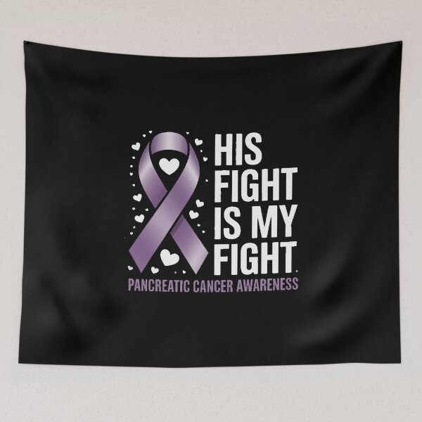 Item preview, His Fight is my Fight Pancreatic Cancer Awareness  designed and sold by FaithAbbott.