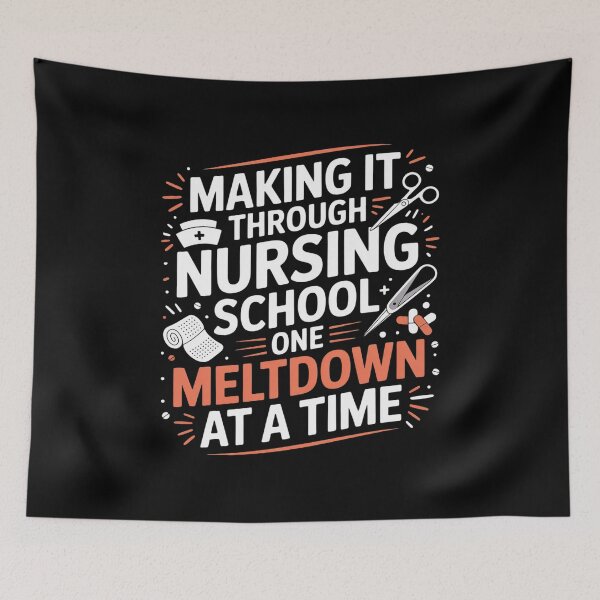 Item preview, Nurse Student Making It Nursing School  designed and sold by VerseFarm.