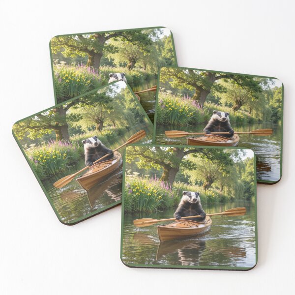 Item preview, Badger Kayaking an Irish Steam designed and sold by Tridentulus.