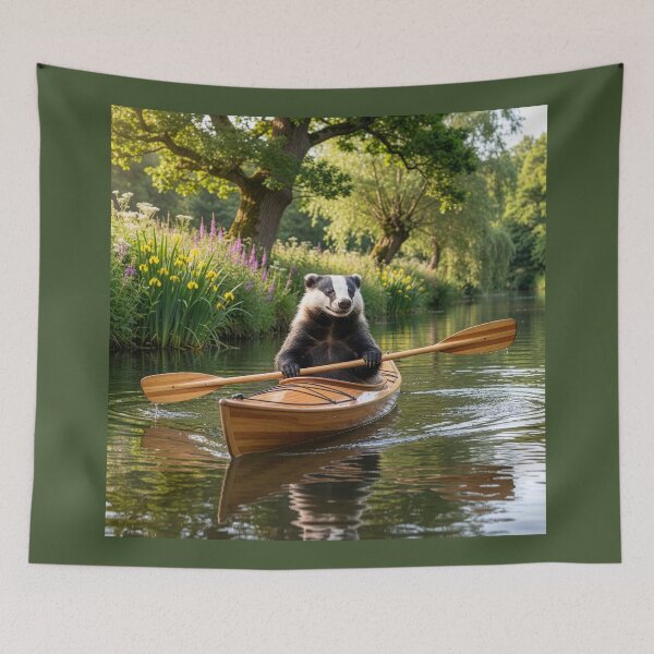 Item preview, Badger Kayaking an Irish Steam designed and sold by Tridentulus.