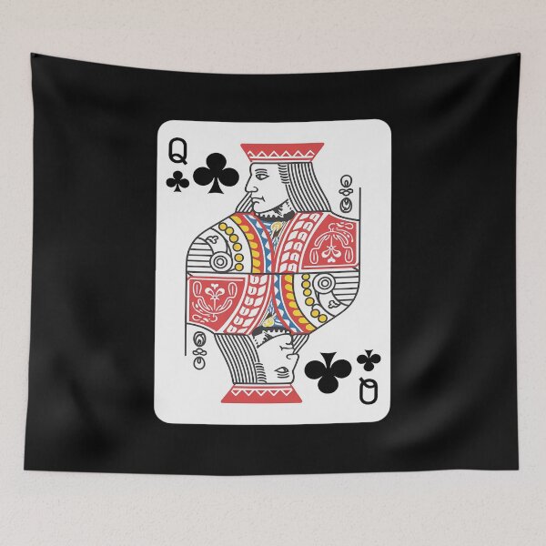 Item preview, Queen Of Clubs Playing Cards Halloween Costume Casino Easy designed and sold by RsFilsingerArt.