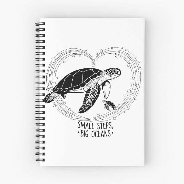 Item preview,  Small Steps Big Oceans Mother Baby Sea Turtle Family designed and sold by zoughlal.