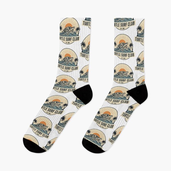 Item preview,  Turtle Surf Club Retro 80s Sunset Vintage Beach designed and sold by zoughlal.