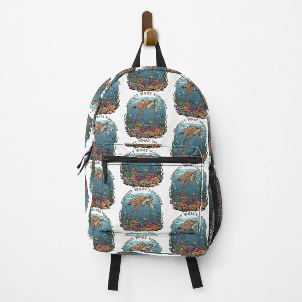 Item preview, Protect What You Love Sea Turtle Coral Reef Scuba designed and sold by zoughlal.