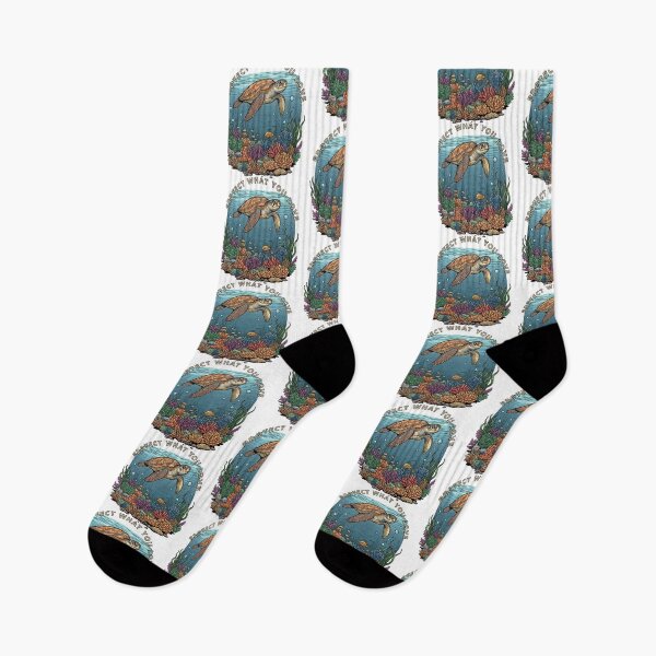 Item preview,  Protect What You Love Sea Turtle Coral Reef Scuba designed and sold by zoughlal.