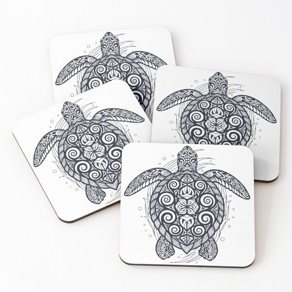 Item preview,  Tribal Sea Turtle Polynesian Maori Tattoo Style designed and sold by zoughlal.