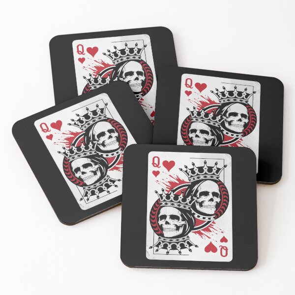 Item preview, Queen of Hearts Card Game Horror Heart Queen Gothic designed and sold by RsFilsingerArt.