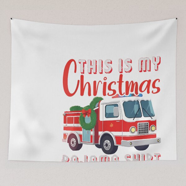 Item preview, Santa Fireman Xmas Firefighting Funny Firefighter Christmas designed and sold by raelinema9mar1.