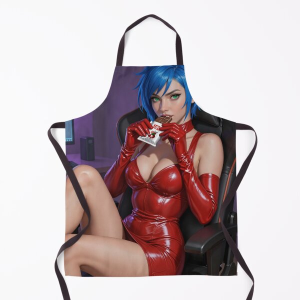 Item preview, Cipher candy in red latex outfit eating bar designed and sold by CathryneDelamort.