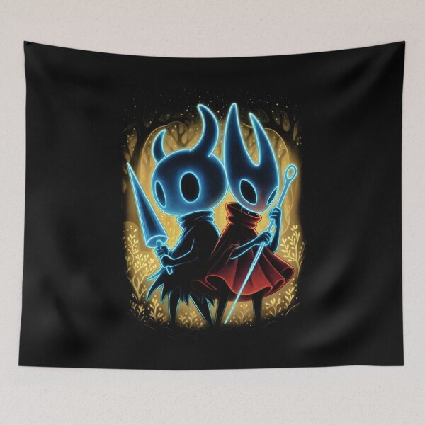 Item preview, Hollow knight Silksong Ghost And Hornet Back To Back designed and sold by GesanoSchuza.