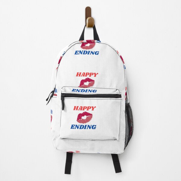 Item preview, Happy Ending Smiley Face Art | Motivational Quote Graphic designed and sold by FunnyNest.