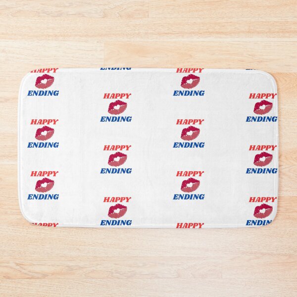 Item preview, Happy Ending Smiley Face Art | Motivational Quote Graphic designed and sold by FunnyNest.
