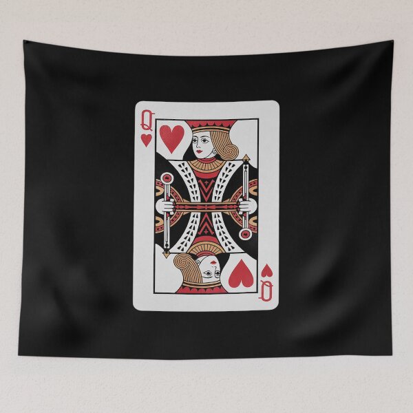 Item preview, Queen Of Hearts Deck Of Cards Playing Cards Casino Poker designed and sold by RsFilsingerArt.