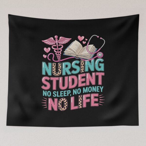 Item preview, Nursing Student No Sleep No Money No Life For Women  designed and sold by VerseFarm.
