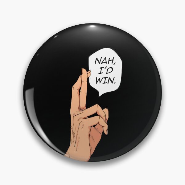 Item preview, Nah, I'd Win - Gojo's Domain Expension designed and sold by DAZZLELITE.