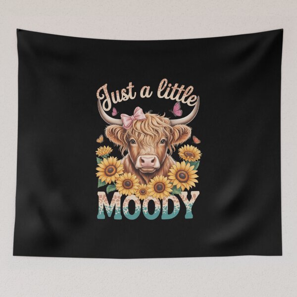 Item preview, Just A Little Moody Cute Highland Cows Lover Easter Day designed and sold by FaithAbbott.