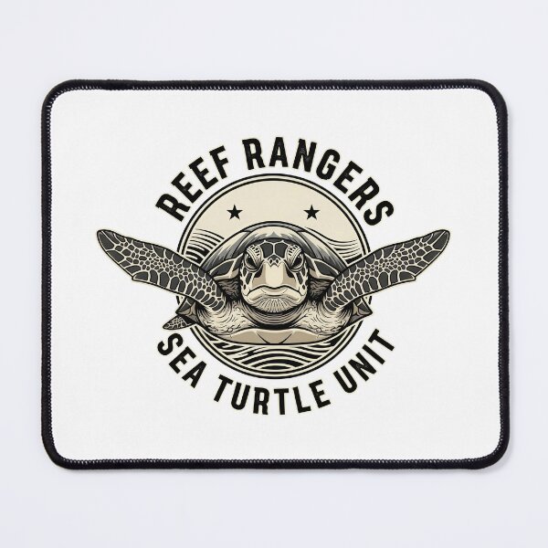 Item preview, Reef Rangers Sea Turtle Unit Mascot Team Badge designed and sold by zoughlal.