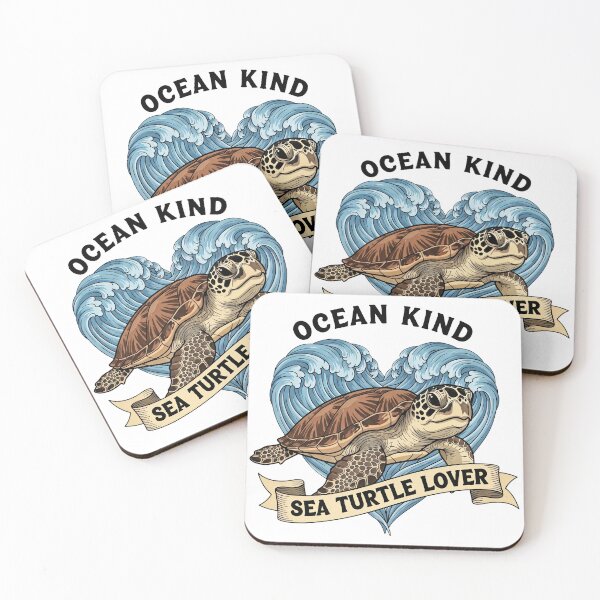 Item preview,  Ocean Kind Sea Turtle Lover Heart Tattoo Style designed and sold by zoughlal.