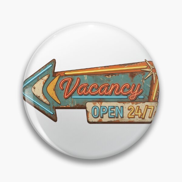 Item preview, Vintage Roadside Motel Neon Sign Vacancy designed and sold by Strip to Stick.