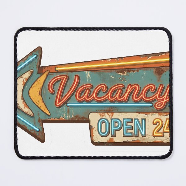 Item preview, Vintage Roadside Motel Neon Sign Vacancy designed and sold by Strip to Stick.