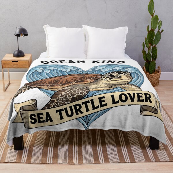 Item preview,  Ocean Kind Sea Turtle Lover Heart Tattoo Style designed and sold by zoughlal.