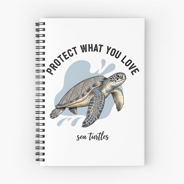 Item preview,  Protect What You Love Watercolor Sea Turtle Painting designed and sold by zoughlal.