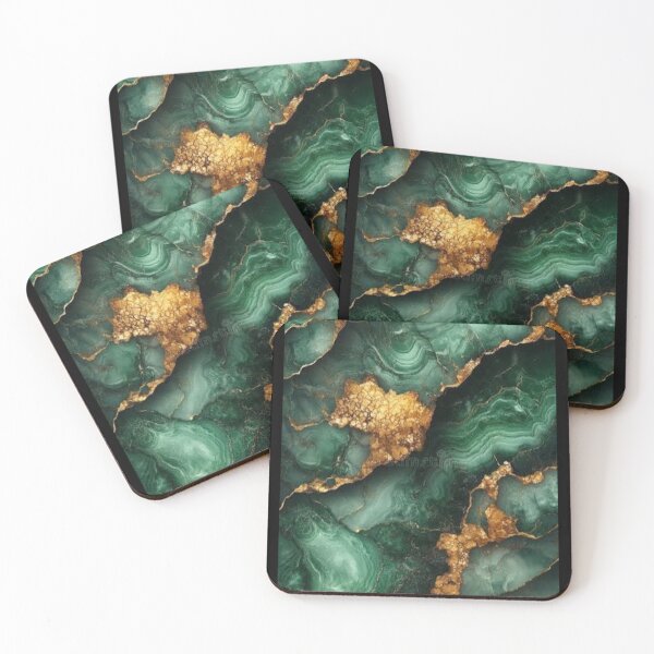 Item preview, Green marble 3 designed and sold by WednesdayAndYou.