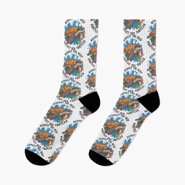 Item preview,  Respect The Reef Vibrant Psychedelic Sea Turtle designed and sold by zoughlal.