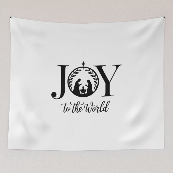Item preview, Jesus Birth Christ Christmas Joy to the World designed and sold by FaithAbbott.