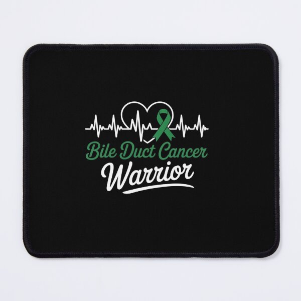 Item preview, Bile Duct Cancer Awareness Love Heartbeat Green Ribbon designed and sold by Catharsiscath.
