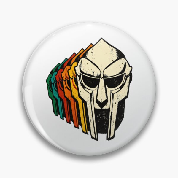 Item preview, Retro MF DOOM Mask Colorful Vintage Staggered Graphic Art designed and sold by RockiGo45.