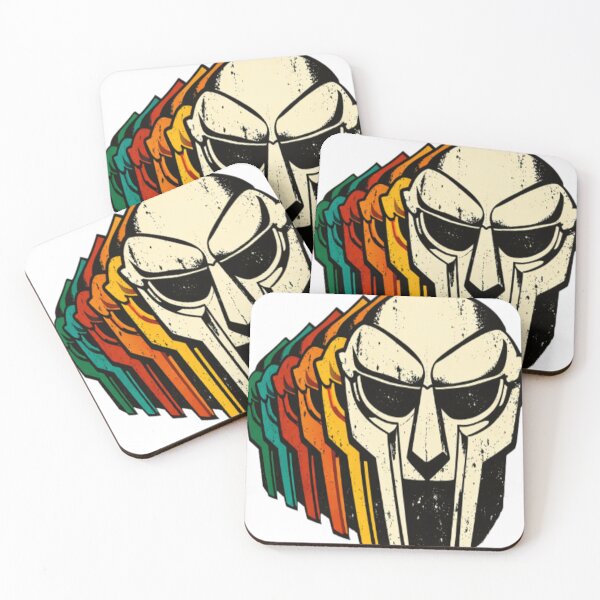 Item preview, Retro MF DOOM Mask Colorful Vintage Staggered Graphic Art designed and sold by RockiGo45.