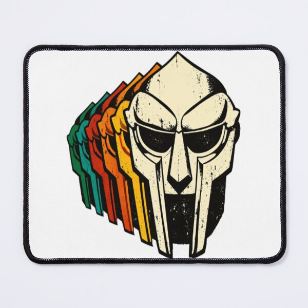 Item preview, Retro MF DOOM Mask Colorful Vintage Staggered Graphic Art designed and sold by RockiGo45.