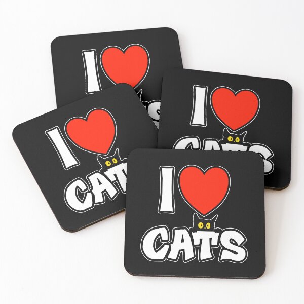 Item preview, I LOVE CATS cat lover loving cats cat owner crazy cat lady kitten dad kitten mom new kittens designed and sold by Jt41.