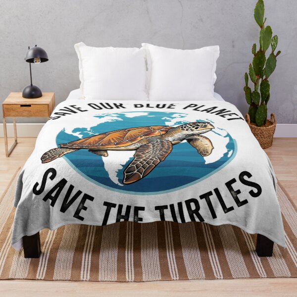 Item preview, Save Our Blue Planet Earth Day Global Turtle designed and sold by zoughlal.