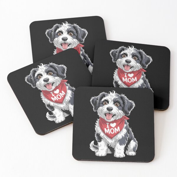 Item preview, I Love Mom Poodle Lover Dog Mother's Day designed and sold by Morphologiona.