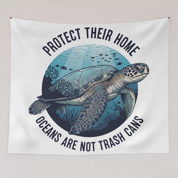 Item preview,  Protect Their Home Oceans Are Not Trash Cans designed and sold by zoughlal.