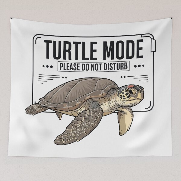 Item preview,  Turtle Mode Please Do Not Disturb Funny Lazy designed and sold by zoughlal.