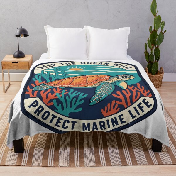 Item preview, Keep The Ocean Wild National Park Patch Style designed and sold by zoughlal.