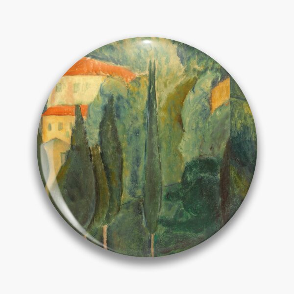 Item preview, Paysage Dans Le Midi by Amedeo Modigliani: Mediterranean Modernist Landscape Poster designed and sold by artofuniverse.