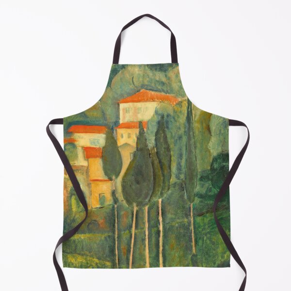 Item preview, Paysage Dans Le Midi by Amedeo Modigliani: Mediterranean Modernist Landscape Poster designed and sold by artofuniverse.