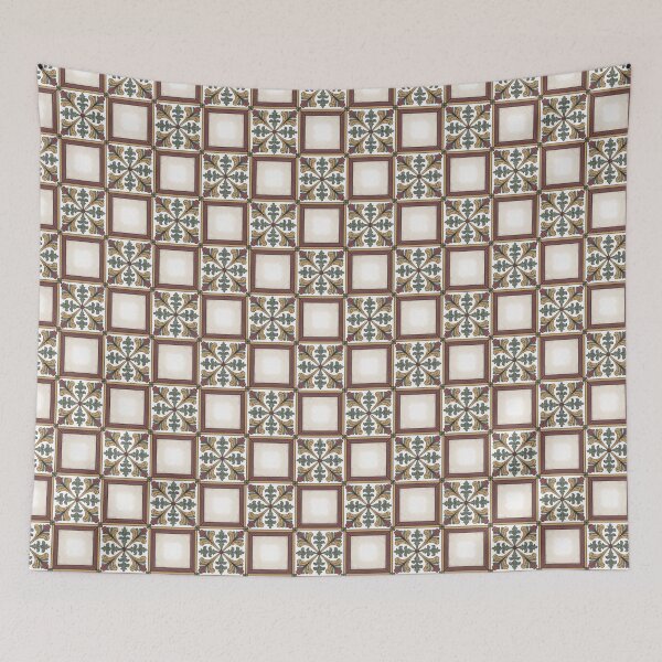 Item preview, Daniel Marot Inspired Vintage Tile Motif Pattern designed and sold by Tamas Das.